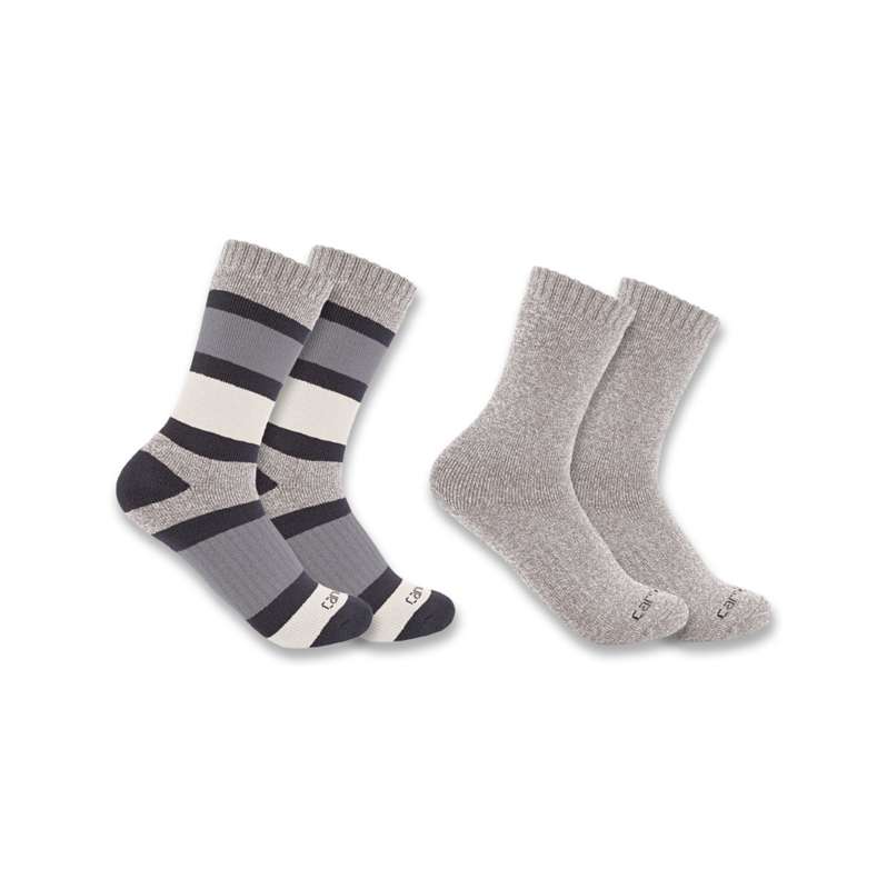 Carhartt  Asphalt Women's Heavyweight Crew Sock 2-Pack