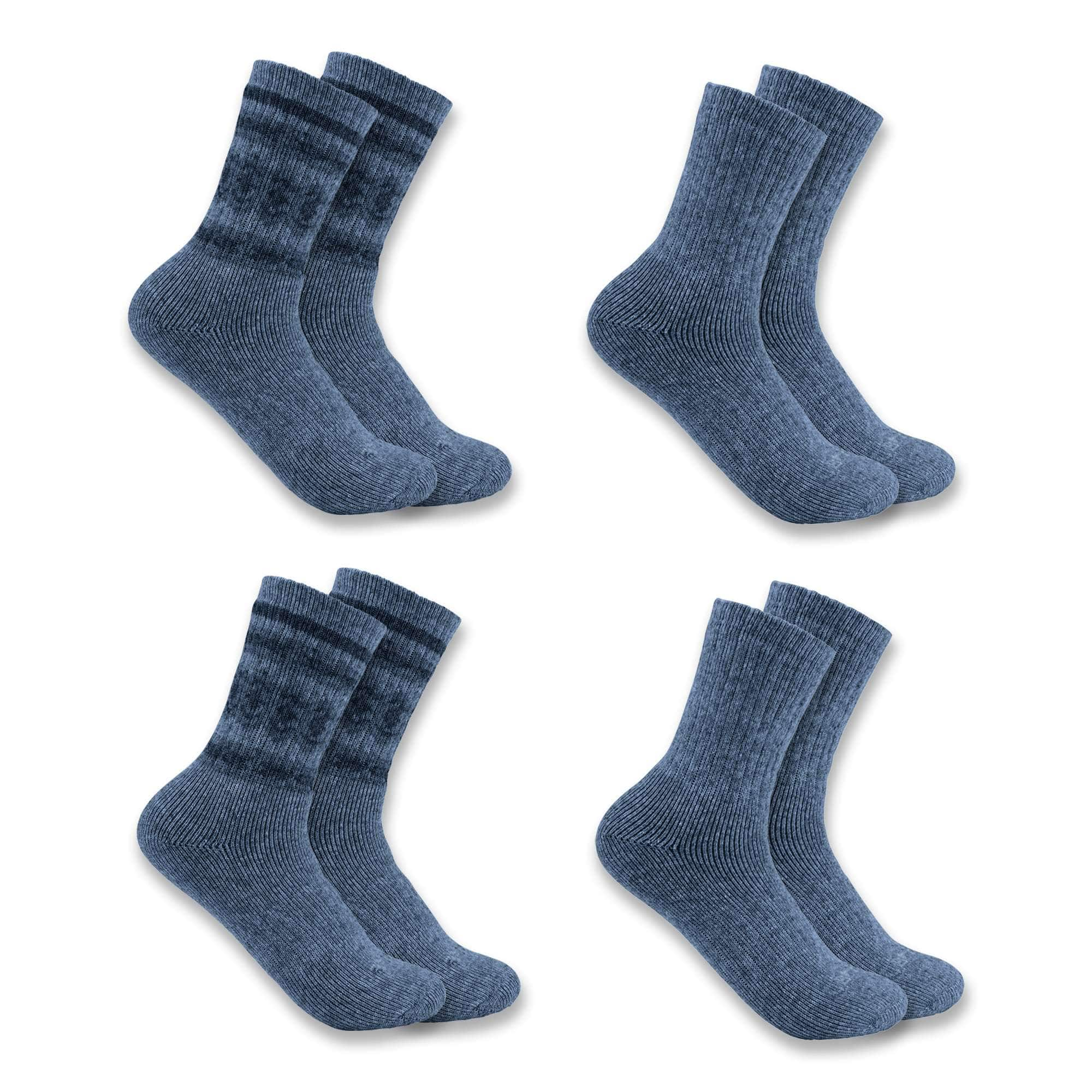 Additional thumbnail 1 of Women's Heavyweight Synthetic-Wool Blend Crew Sock 4-Pack