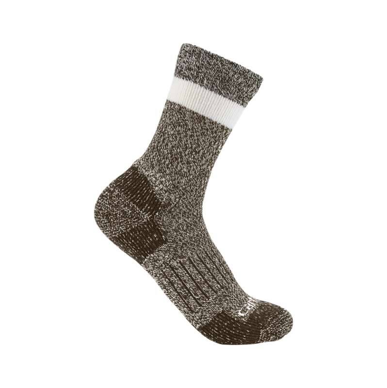 Carhartt  SOFT TAN FULL GRAIN LEATHER Women's Midweight Crew Sock