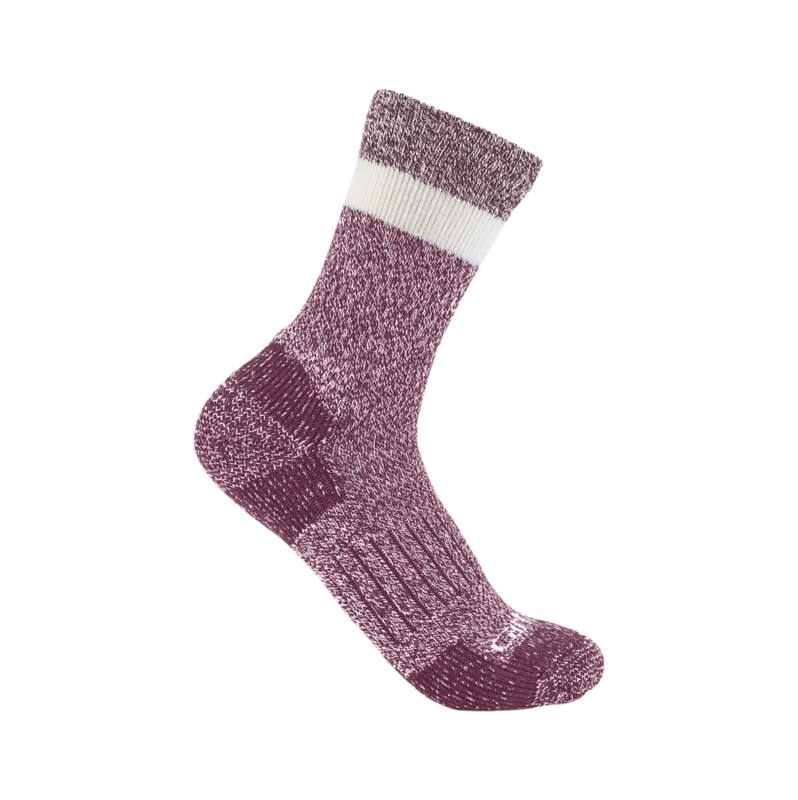 Carhartt  Blush Pink Heather Women's Midweight Crew Sock