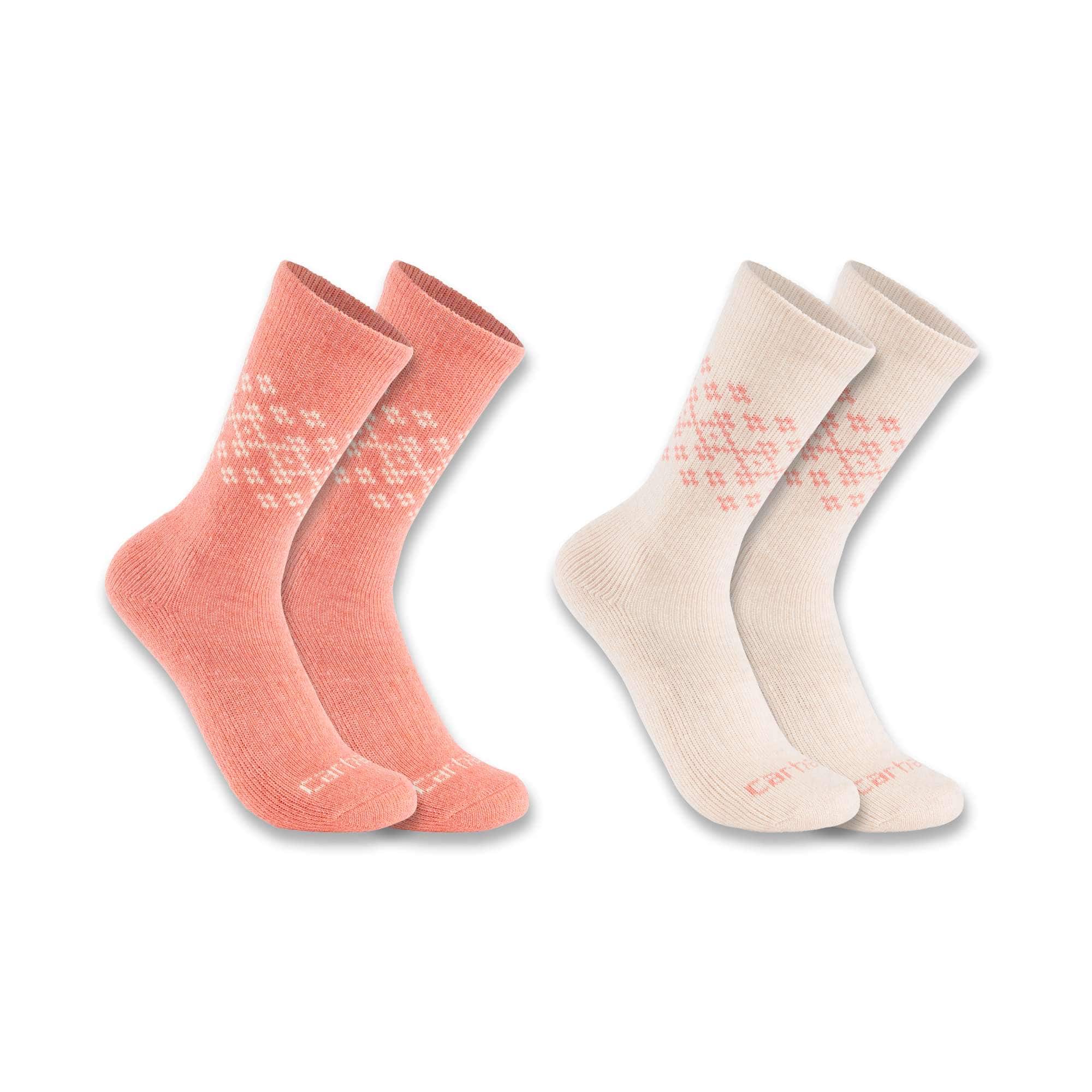 Additional thumbnail 1 of Women's Midweight Synthetic-Wool Blend Fairisle Crew Sock 2-Pack