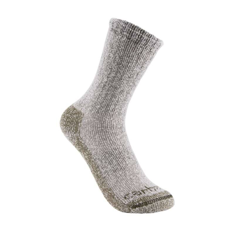Carhartt  Dusty Olive Women's Heavyweight Wool Blend Crew Sock