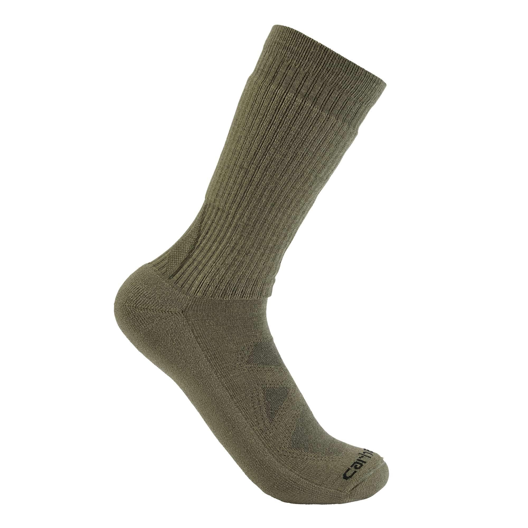 Midweight Merino Wool Blend Uniform Crew Sock