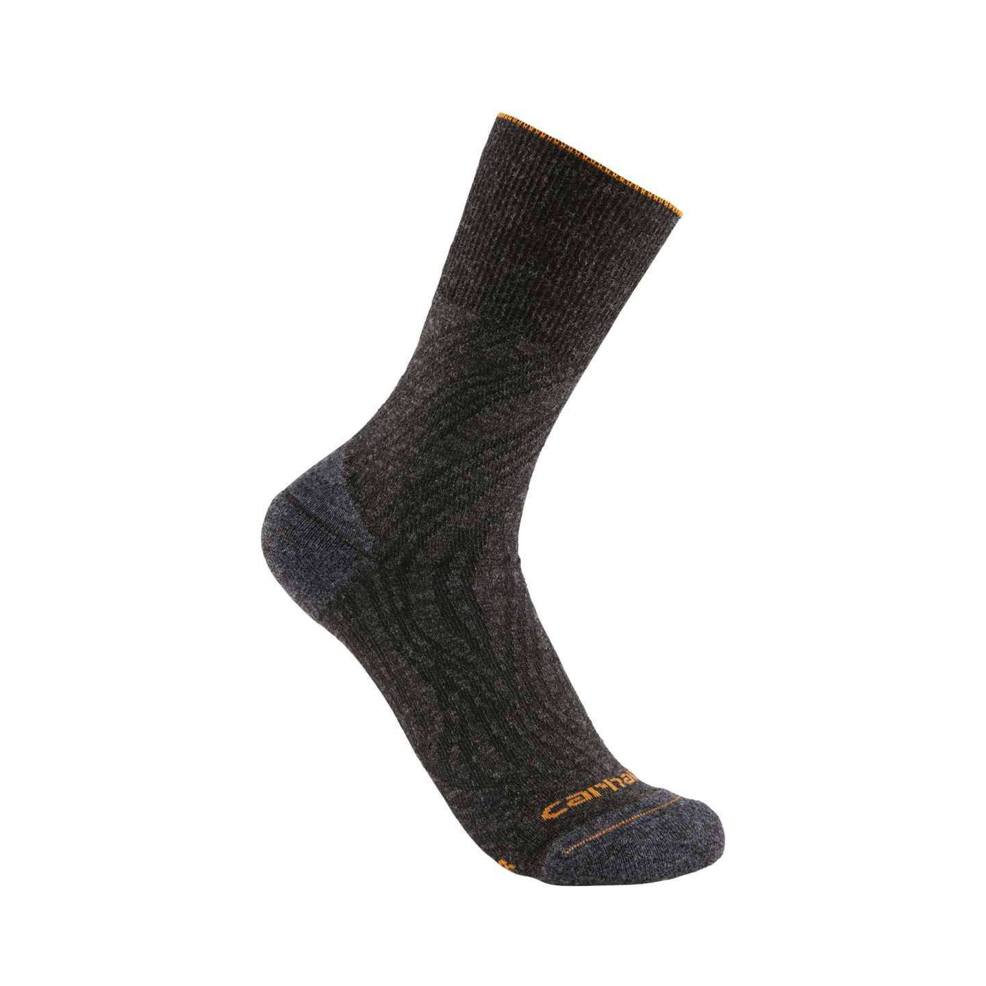 Носки Twin Knit Topo для мужчин, средней высоты — Carhartt, цвет: Карбоновый меланжевый — фото 1