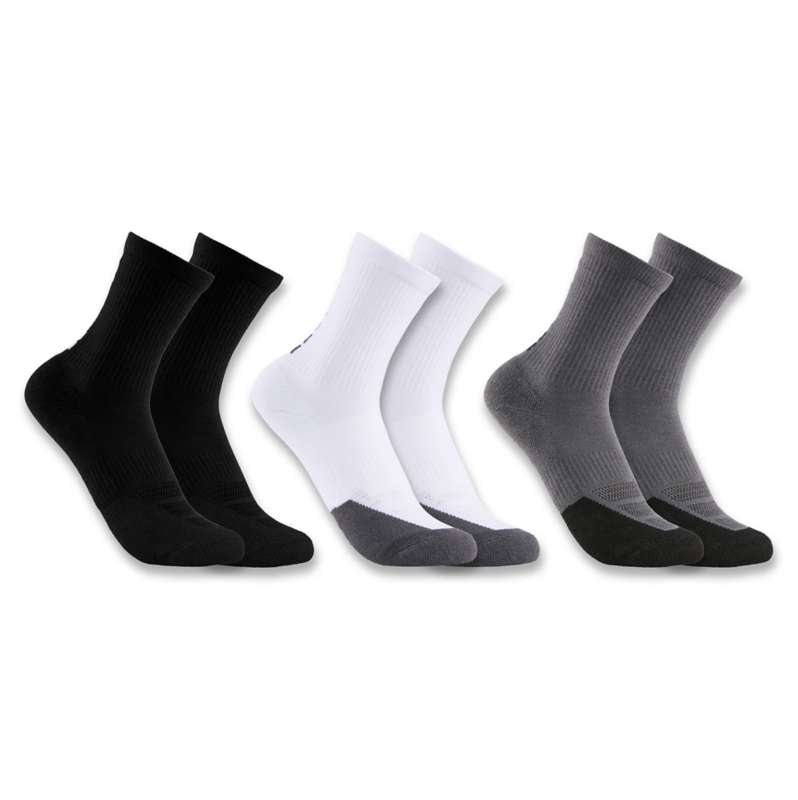 Carhartt  Assorted Kids' Force Midweight Logo Crew Sock 3-Pack