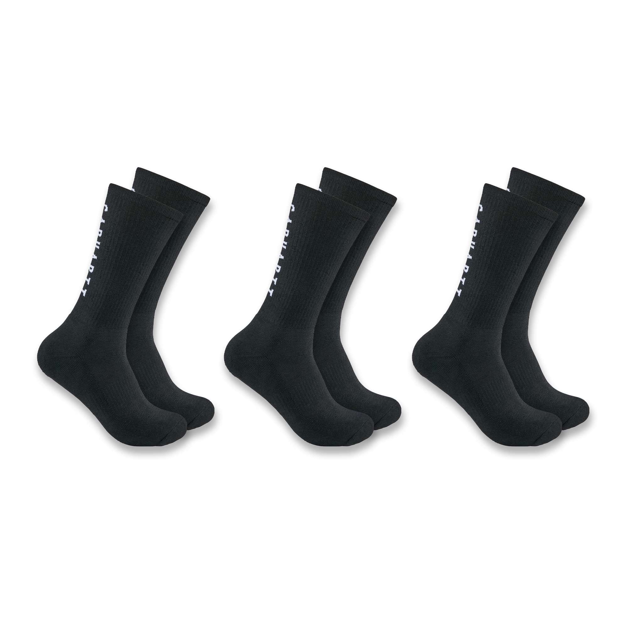 Additional thumbnail 1 of Carhartt Force® Midweight Logo Crew Sock 3-Pack