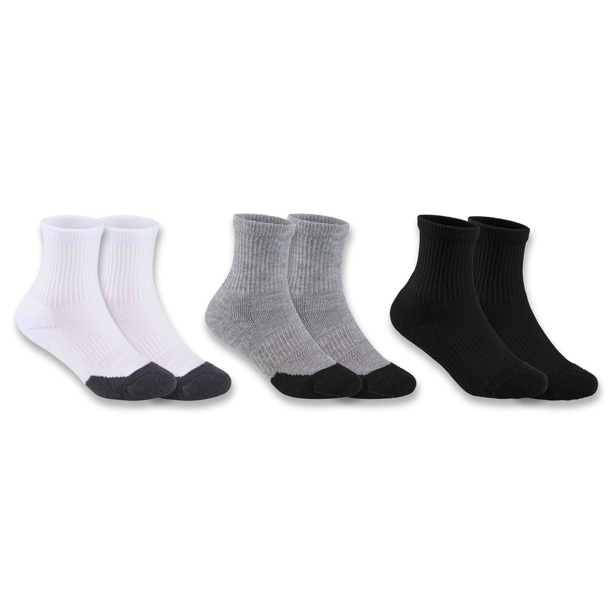 Additional thumbnail 1 of Kids' Force Midweight Logo Crew Sock 3-Pack