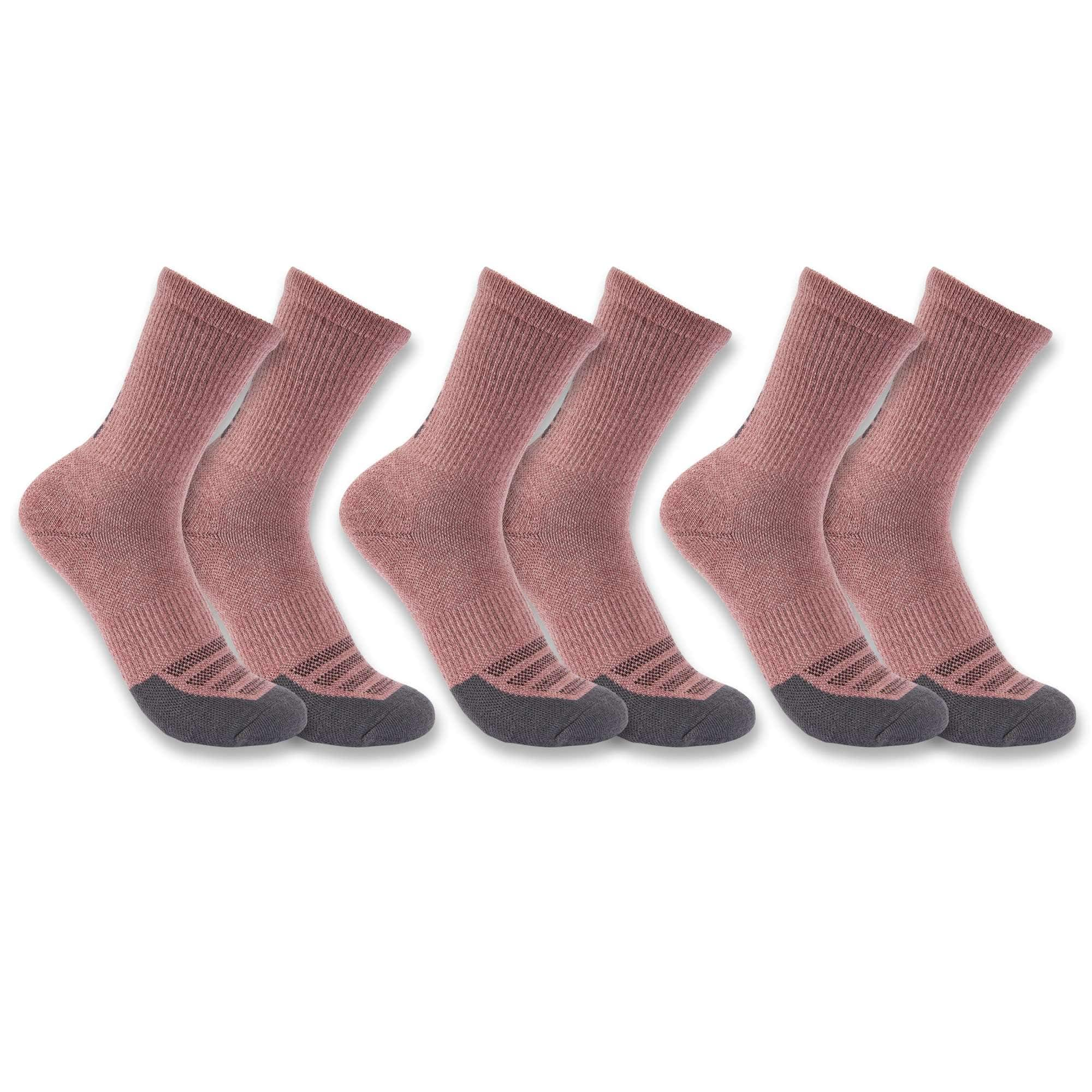 Additional thumbnail 1 of Women's Carhartt Force® Midweight Logo Crew Sock 3 Pack