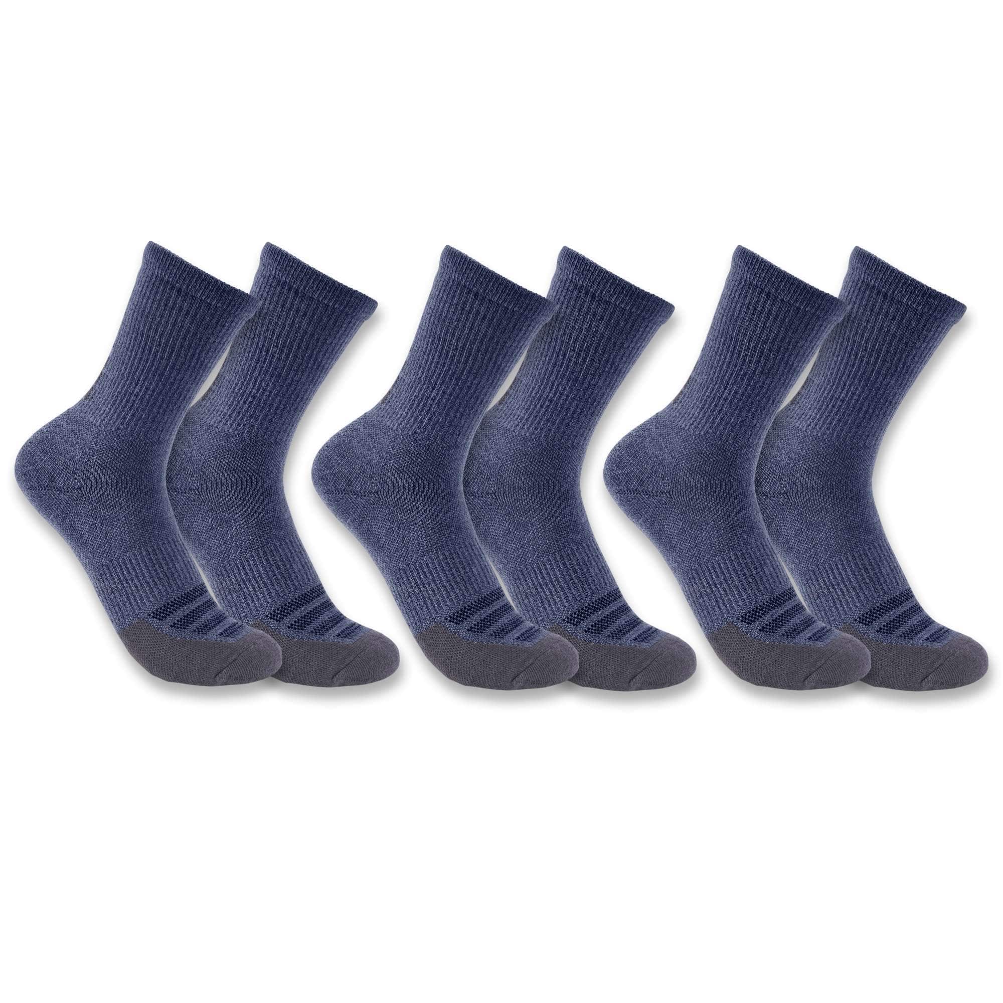 Additional thumbnail 1 of Women's Carhartt Force® Midweight Logo Crew Sock 3 Pack
