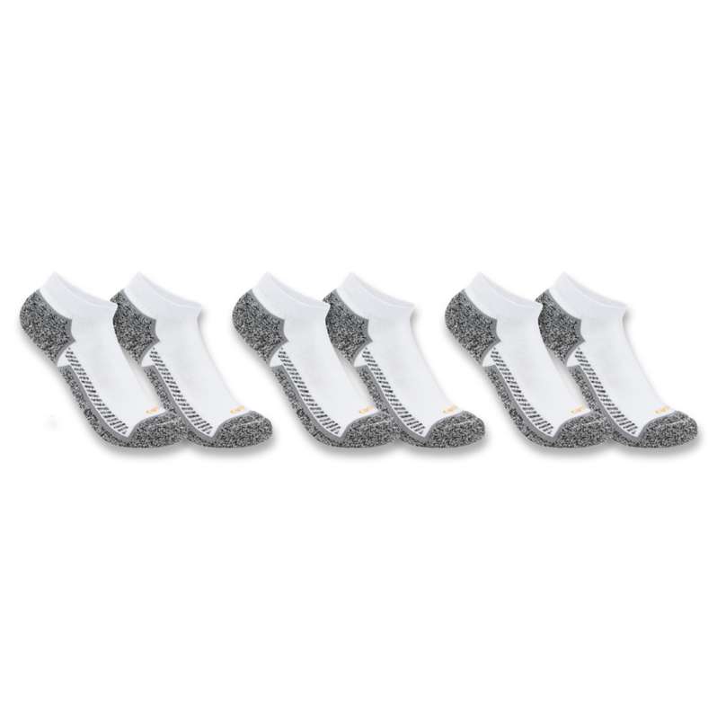 Carhartt  White Carhartt Force® Midweight Low-Cut Sock 3-Pack