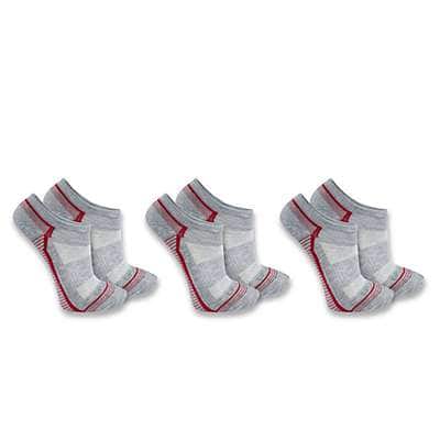 Carhartt Women's Gray Women's Carhartt Force® Midweight Low-Cut Sock 3 Pack