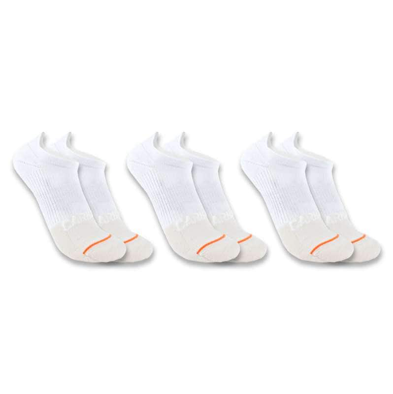 Carhartt  White Women's Midweight No Show Sock 3-Pack