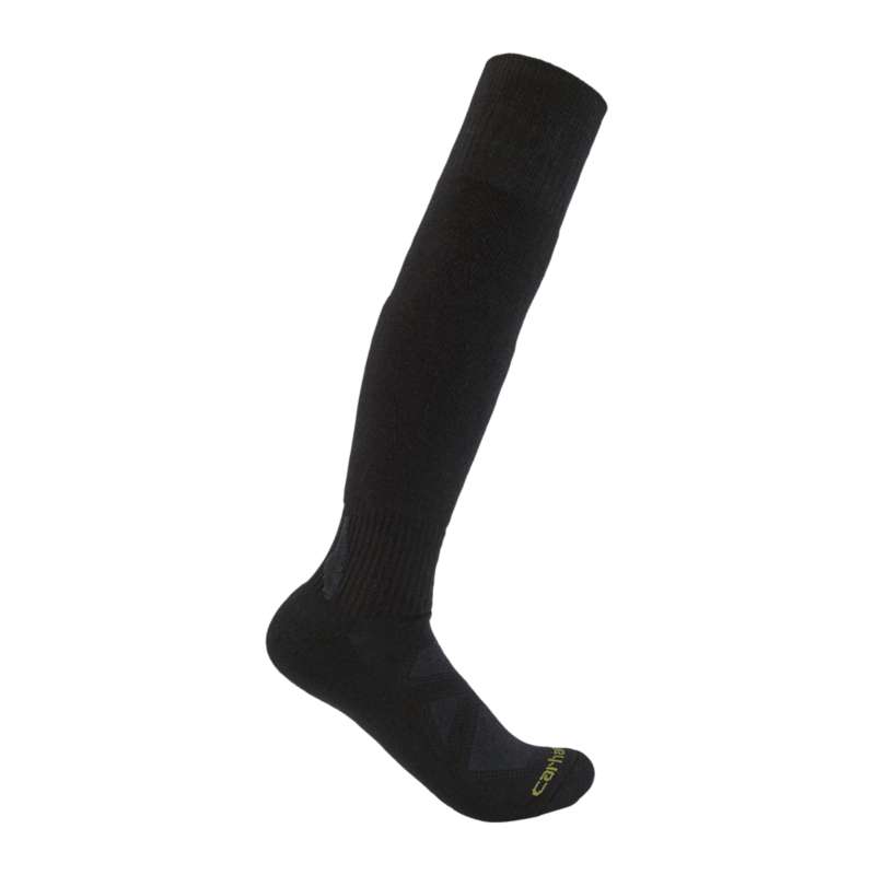 Carhartt  Black Midweight Merino Wool Blend Uniform Over-The-Calf Sock