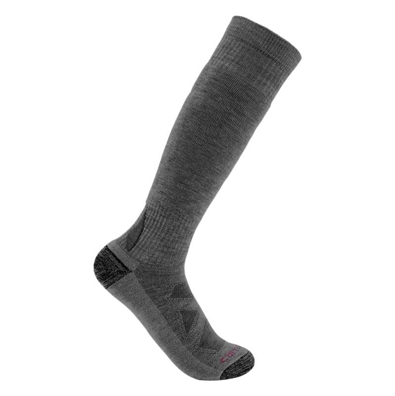 Carhartt  Carbon Heather Women's Heavyweight Merino Wool Blend Over-The-Calf Sock