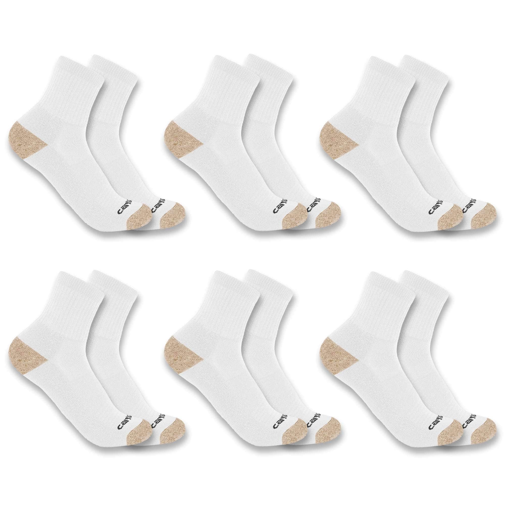 Carhartt Midweight Quarter Sock 6-Pack