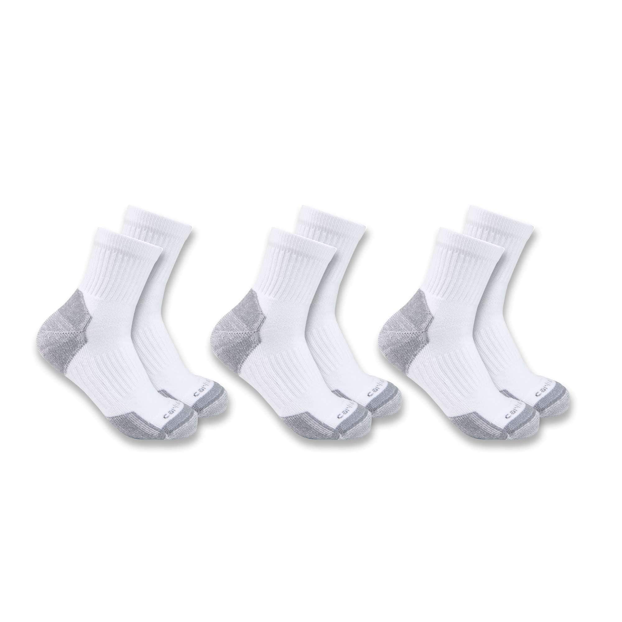 Additional thumbnail 1 of Midweight Cotton Blend Quarter Sock 3-Pack