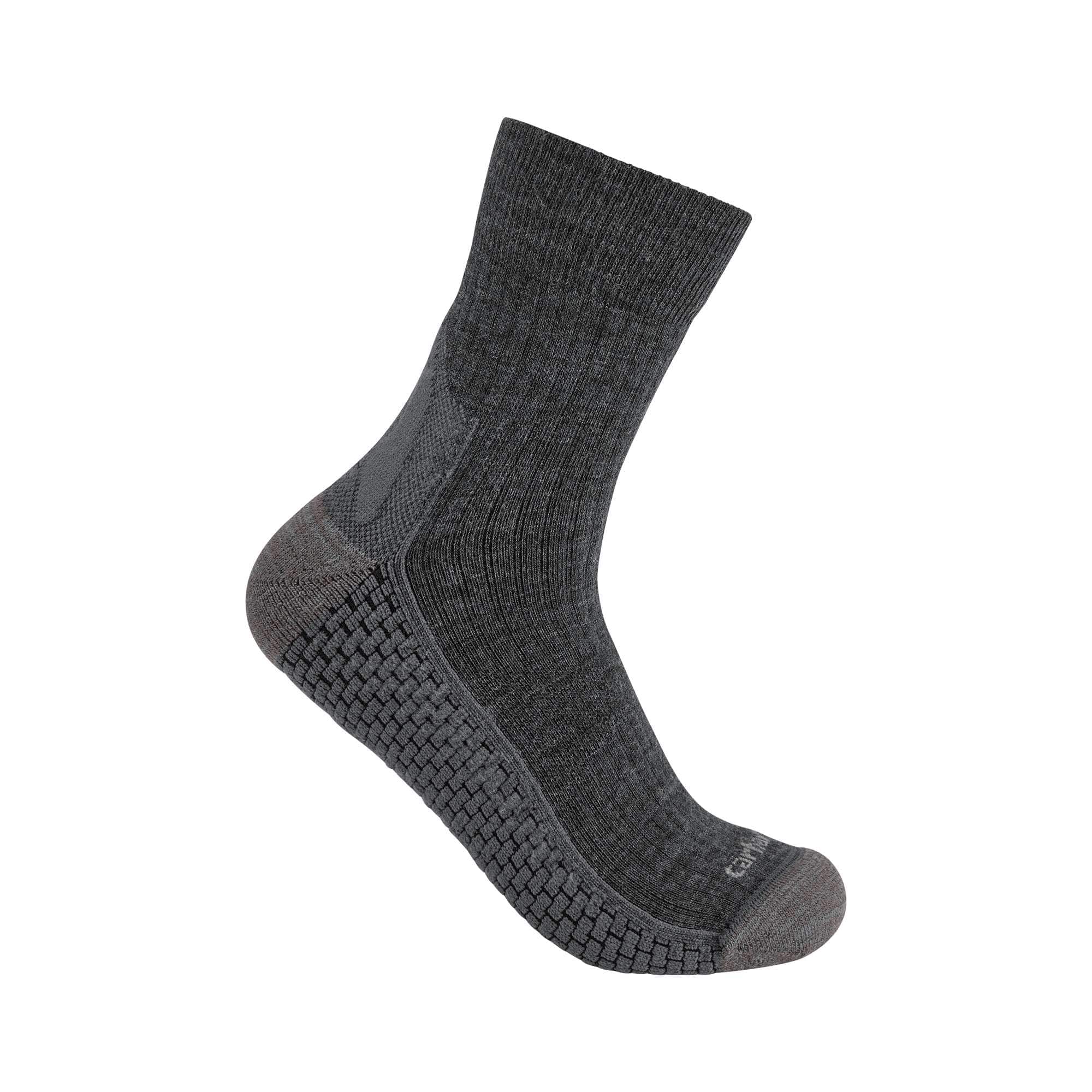 Carhartt Force® Grid Midweight Merino Wool Blend Quarter Sock