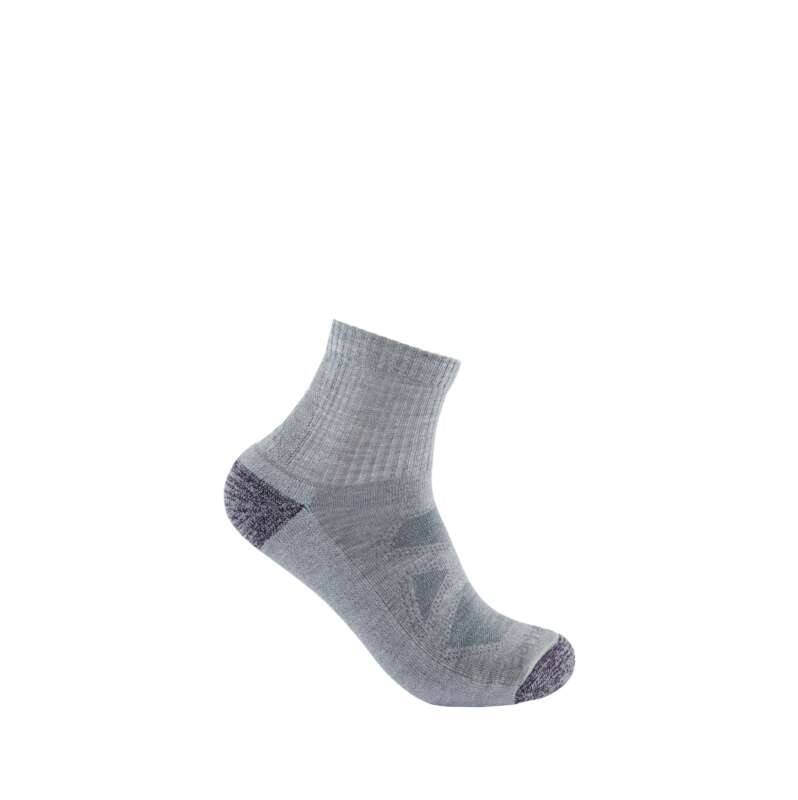 Carhartt  Asphalt Women's Midweight Merino Wool Blend Quarter Sock