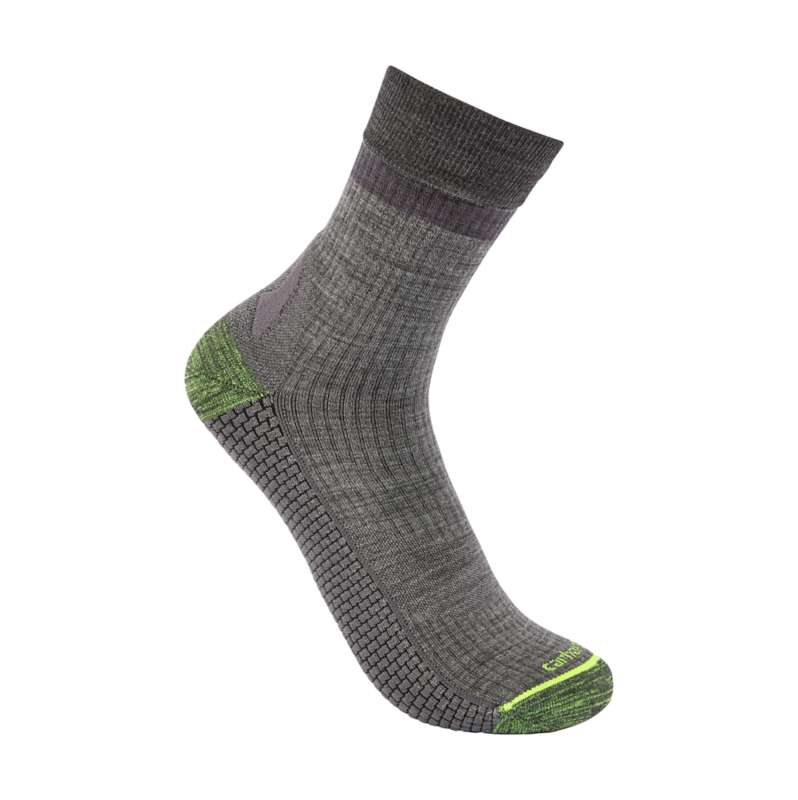 Carhartt  Gray Carhartt Force® Grid Lightweight Merino Wool Blend Short Crew Sock