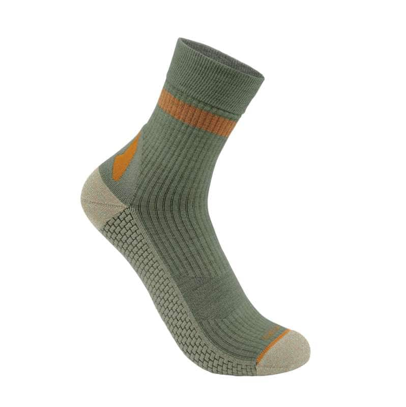 Carhartt  Loden Carhartt Force® Grid Lightweight Merino Wool Blend Short Crew Sock