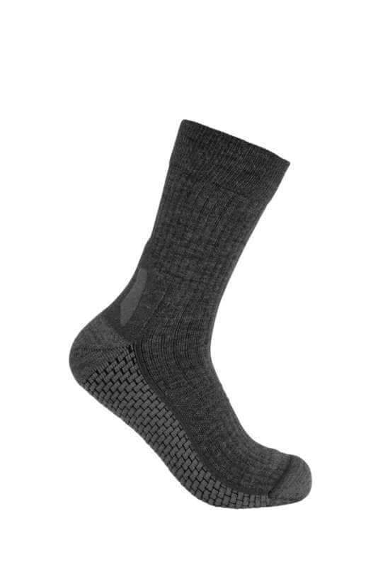 Carhartt  Carbon Heather Carhartt Force® Grid Midweight Merino Wool Blend Crew Sock