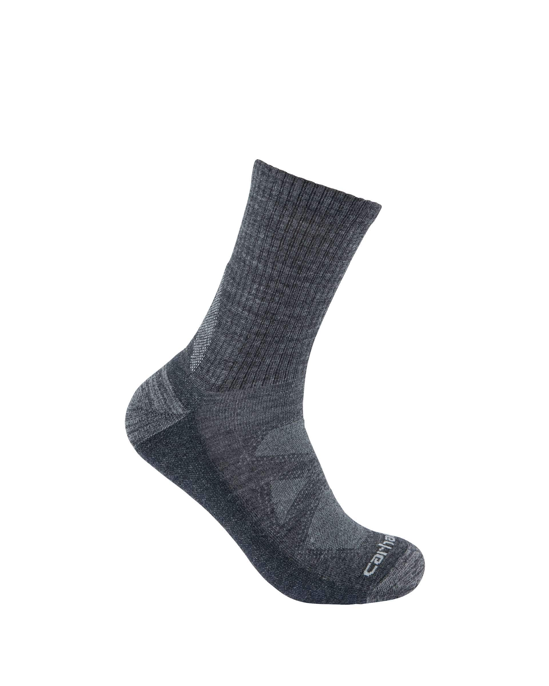 Midweight Merino Wool Blend Short Crew Sock