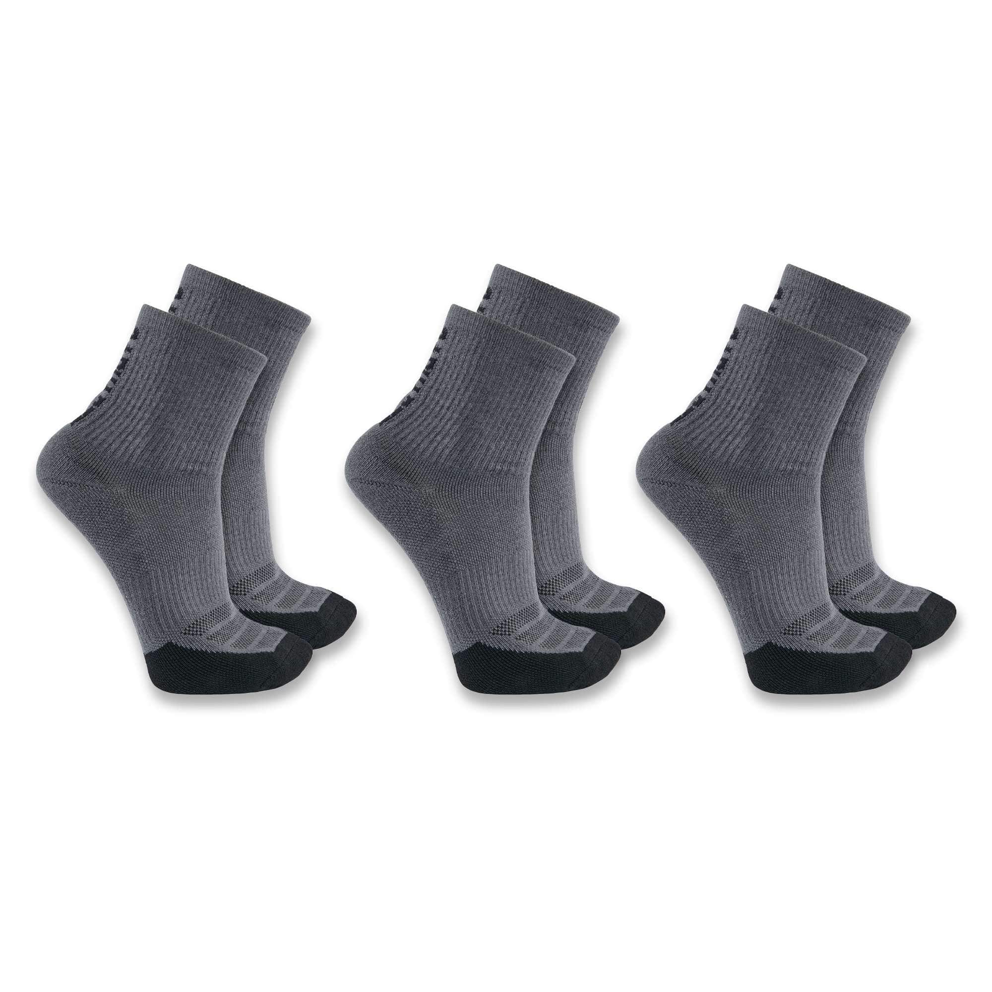 Additional thumbnail 1 of Carhartt Force® Midweight Logo Short Crew Sock 3-Pack