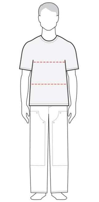 measure men's shirt
