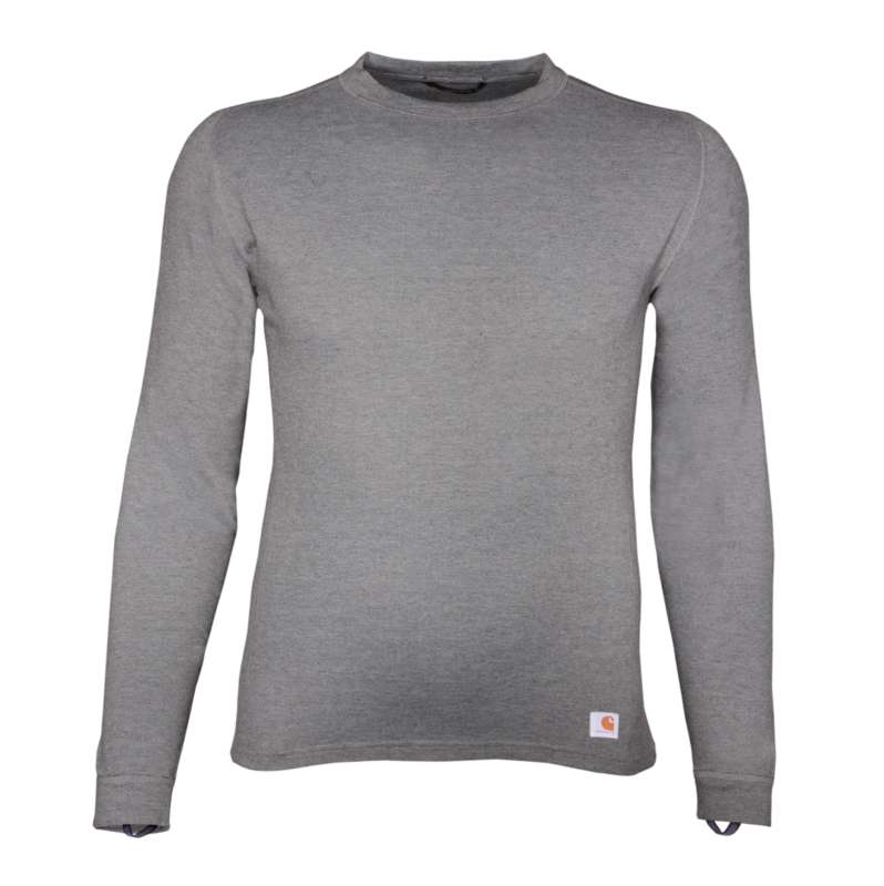 Carhartt  Heather Gray Force Heavyweight Base Layer Crewneck Top