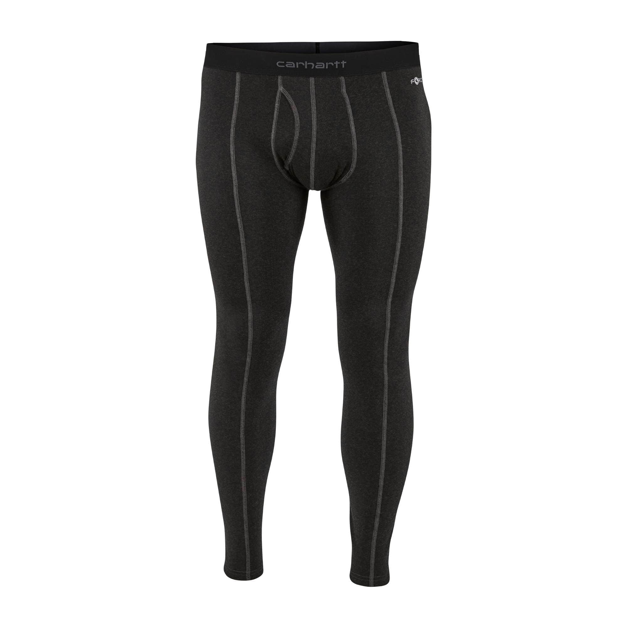 Winter Thick Fleece Lined Leggings Bottom Pants Men's Long Johns Thermal  Underwear Home Pajamas BLACK ( FLEECE LINNING)-3XL 
