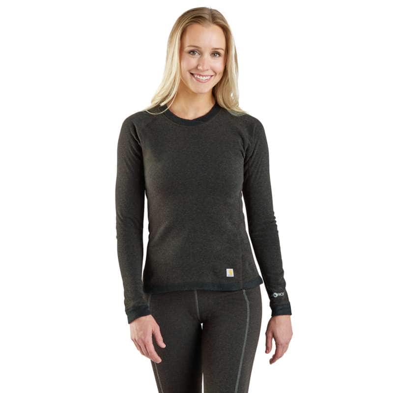 Women's Midweight Cotton Blend Waffle Zip Front Union Suit