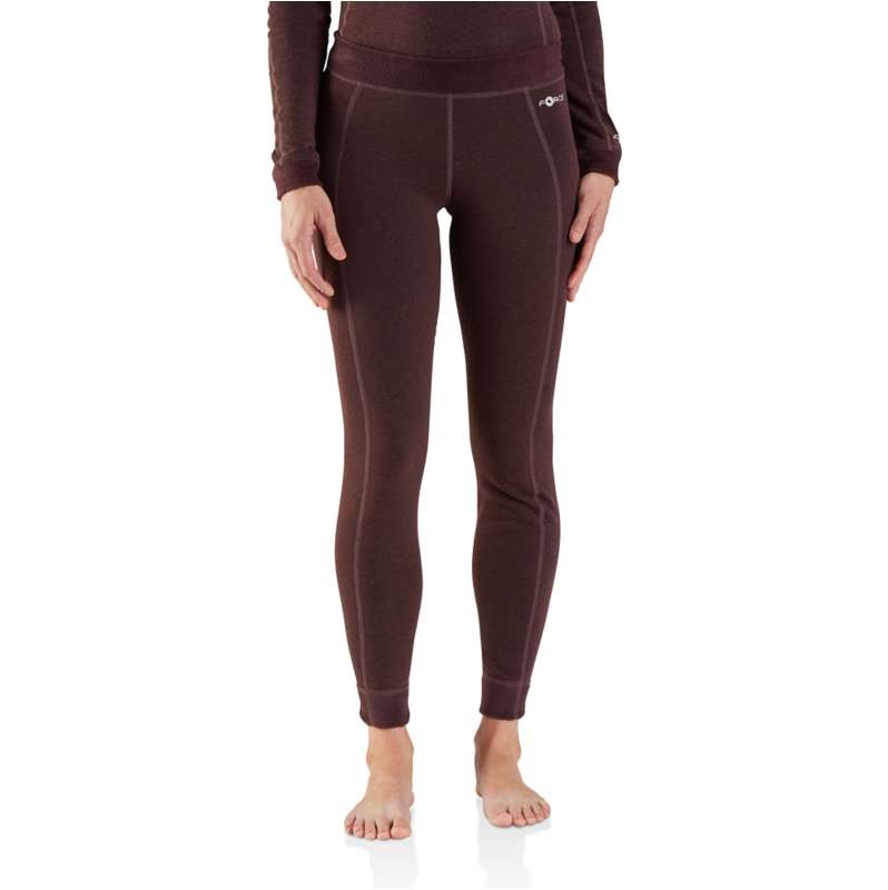 Carhartt  Sparrow Heather Women's Base Layer Thermal Leggings - Carhartt Force® - Heavyweight - Synthetic Wool-Blend Fleece