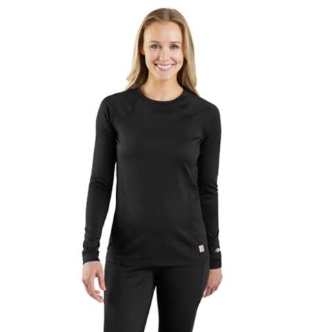 Женские топы Carhartt Women's Force Heavyweight Stretch Base Layer Crewneck