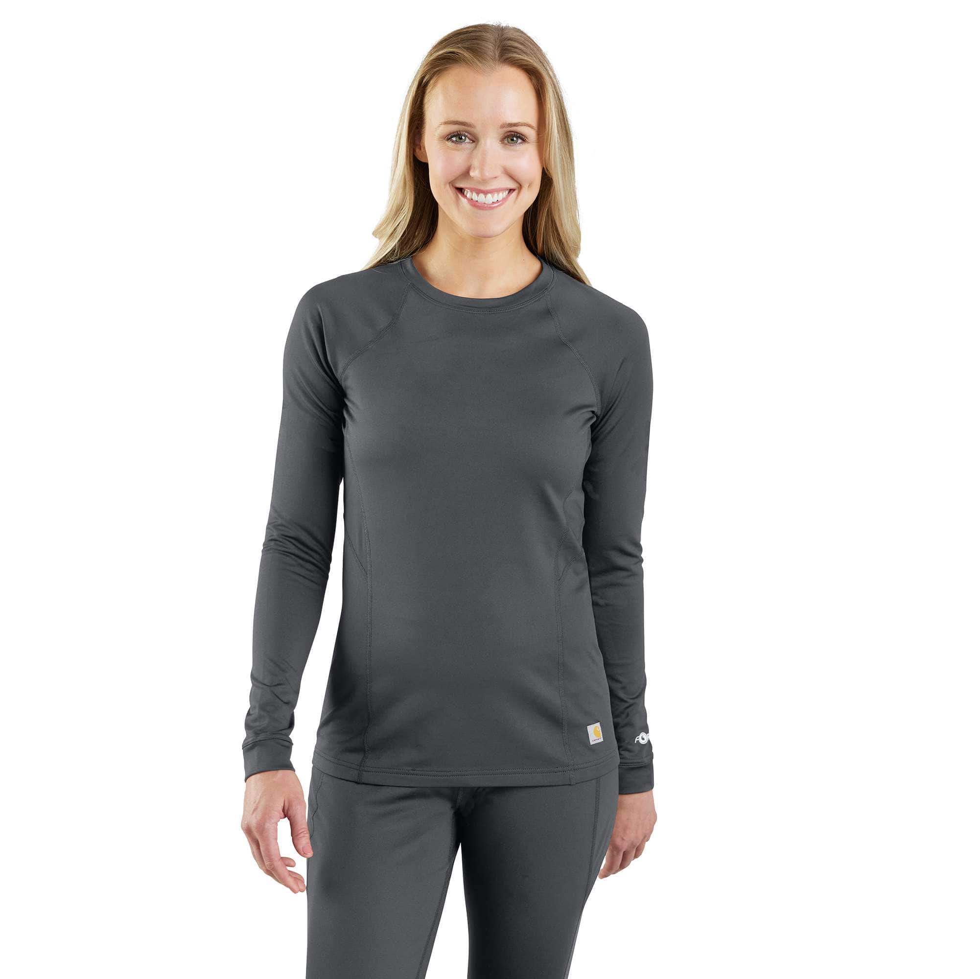 Carhartt Women's Force Heavyweight Stretch Base Layer Crewneck
