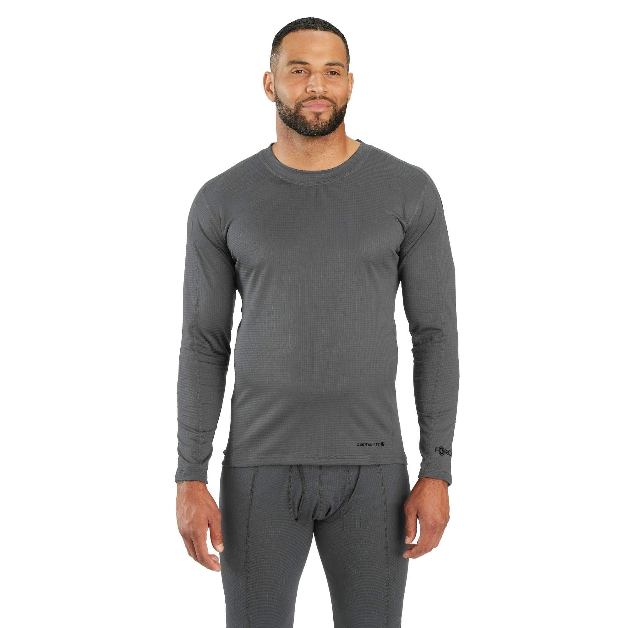 Men's Base Layer Thermal Shirt - Carhartt Force® Lightweight Stretch Grid