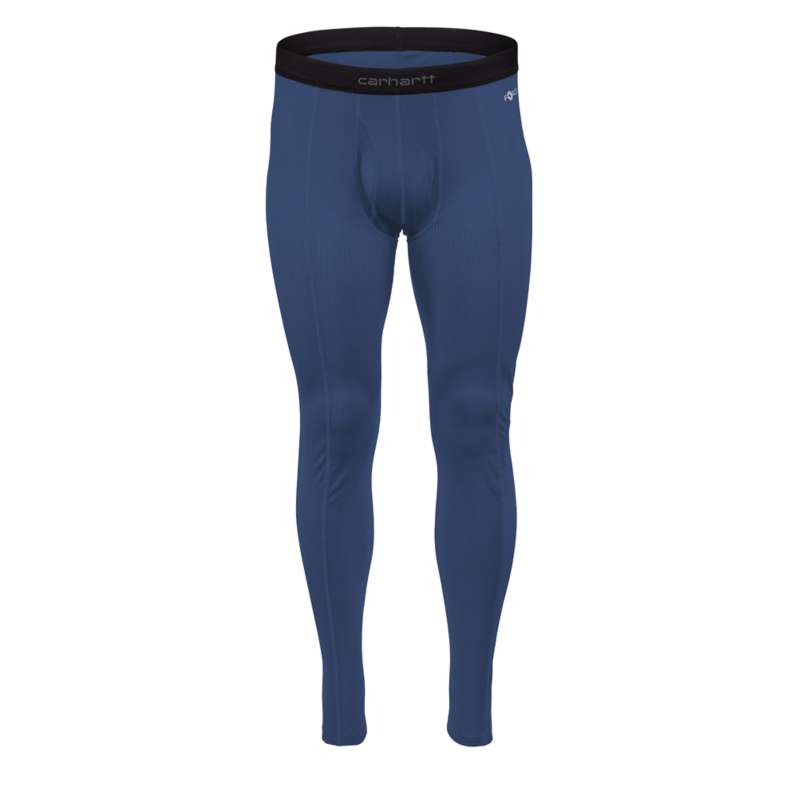 Carhartt  Dark Blue Men's Base Layer Thermal Pants - Carhartt Force® - Lightweight - Stretch Grid