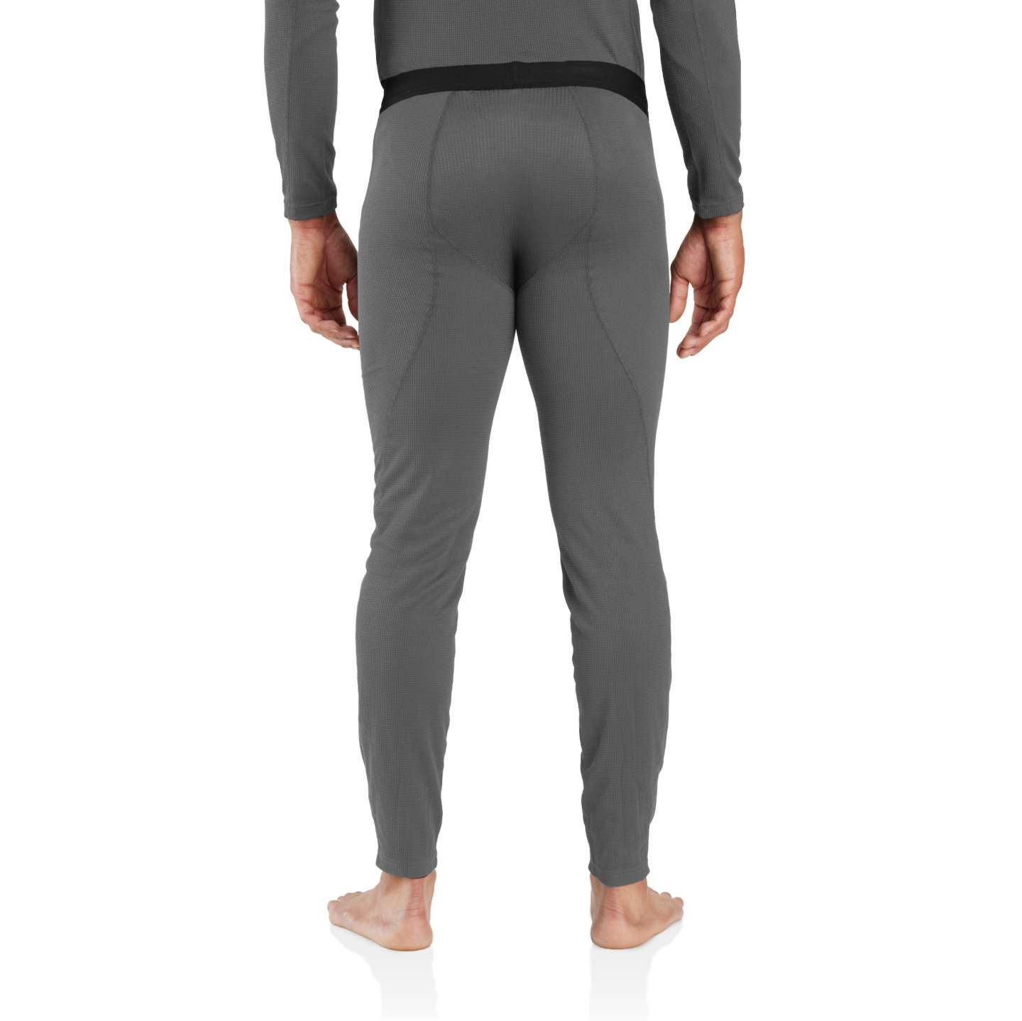 Мужские брюки Carhartt Force Midweight Micro-Grid Base Layer, цвет: Асфальтовый — фото 2