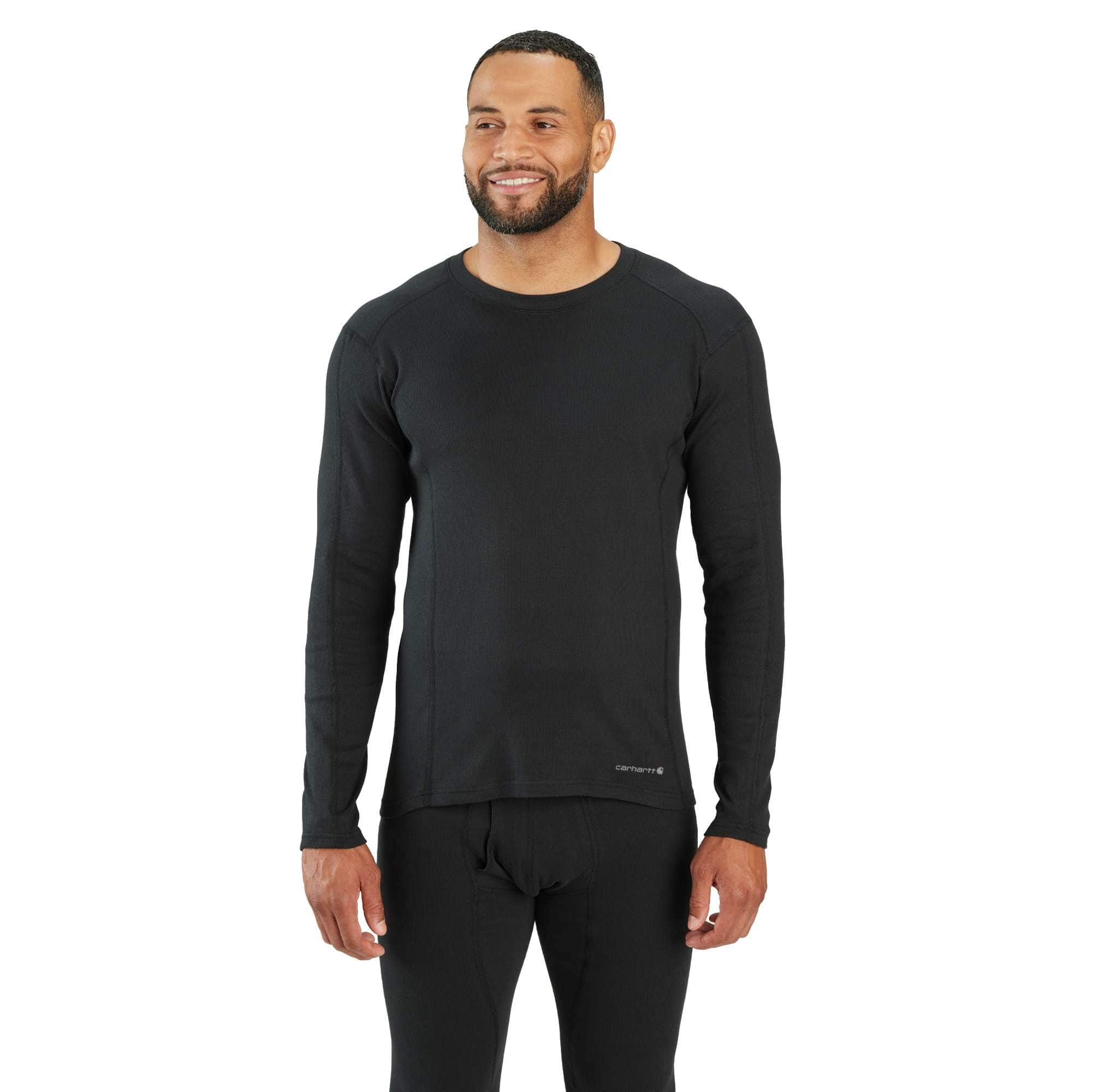 Additional thumbnail 1 of Midweight Stretch Cotton Rib Base Layer Crewneck