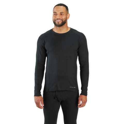 Мужские топы Carhartt Midweight Stretch Cotton Rib Base Layer Crewneck