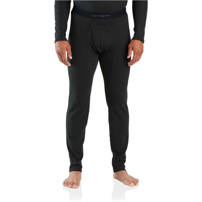 Carhartt  Black Midweight Stretch Cotton Rib Base Layer Pant