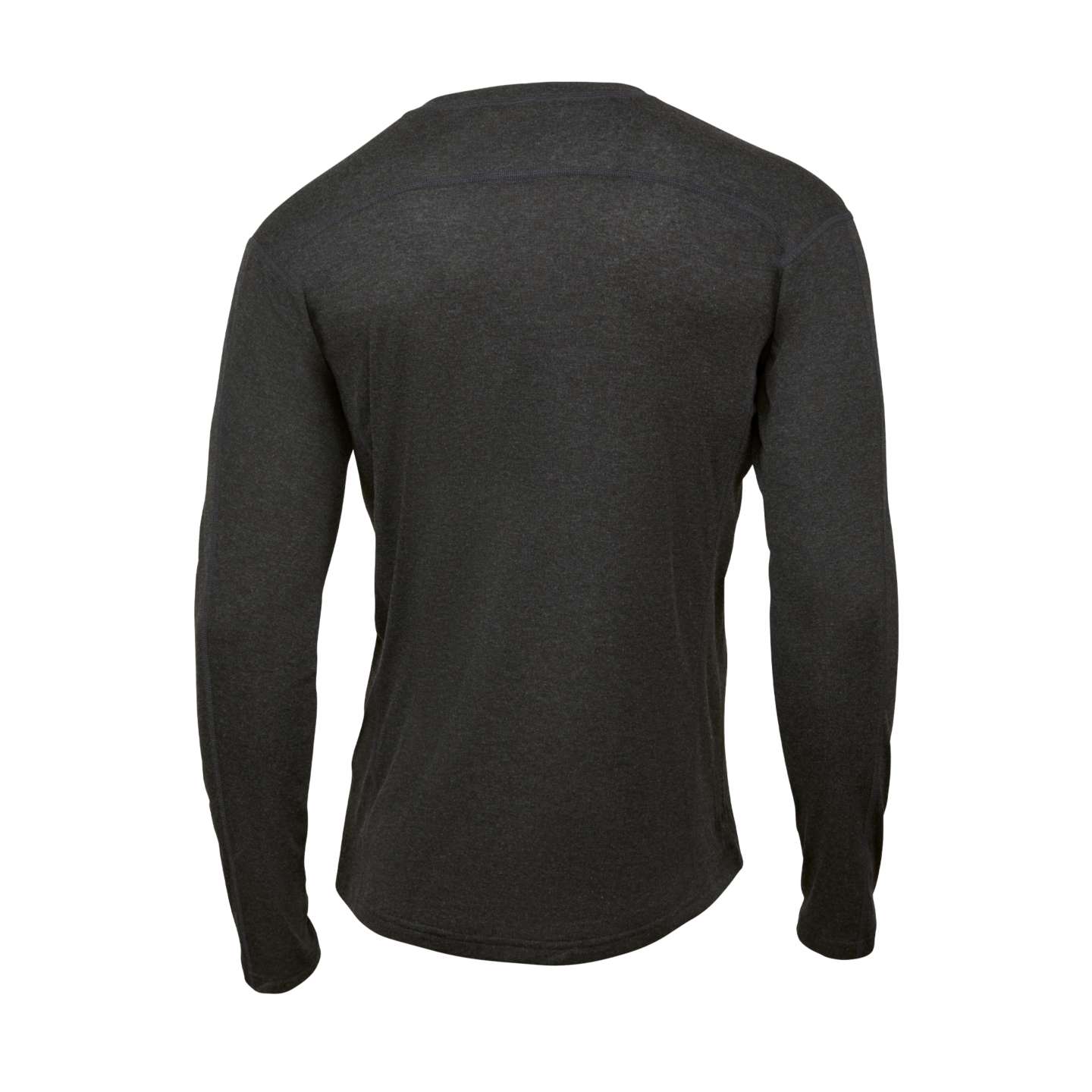 Мужской свитшот Carhartt Force Midweight Stretch Base Layer Crewneck, цвет: Чёрный меланжевый — фото 2