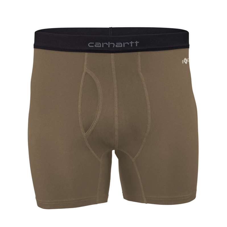 Carhartt  Burnt Olive Carhartt Force® Stretch Cotton 5" Boxer Brief