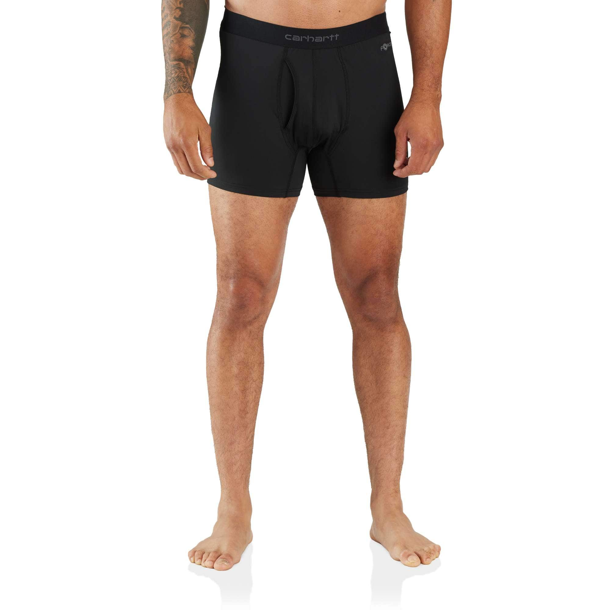 Carhartt Men's Base Force 8 Inch Premium Boxer Brief - XXL - Navy