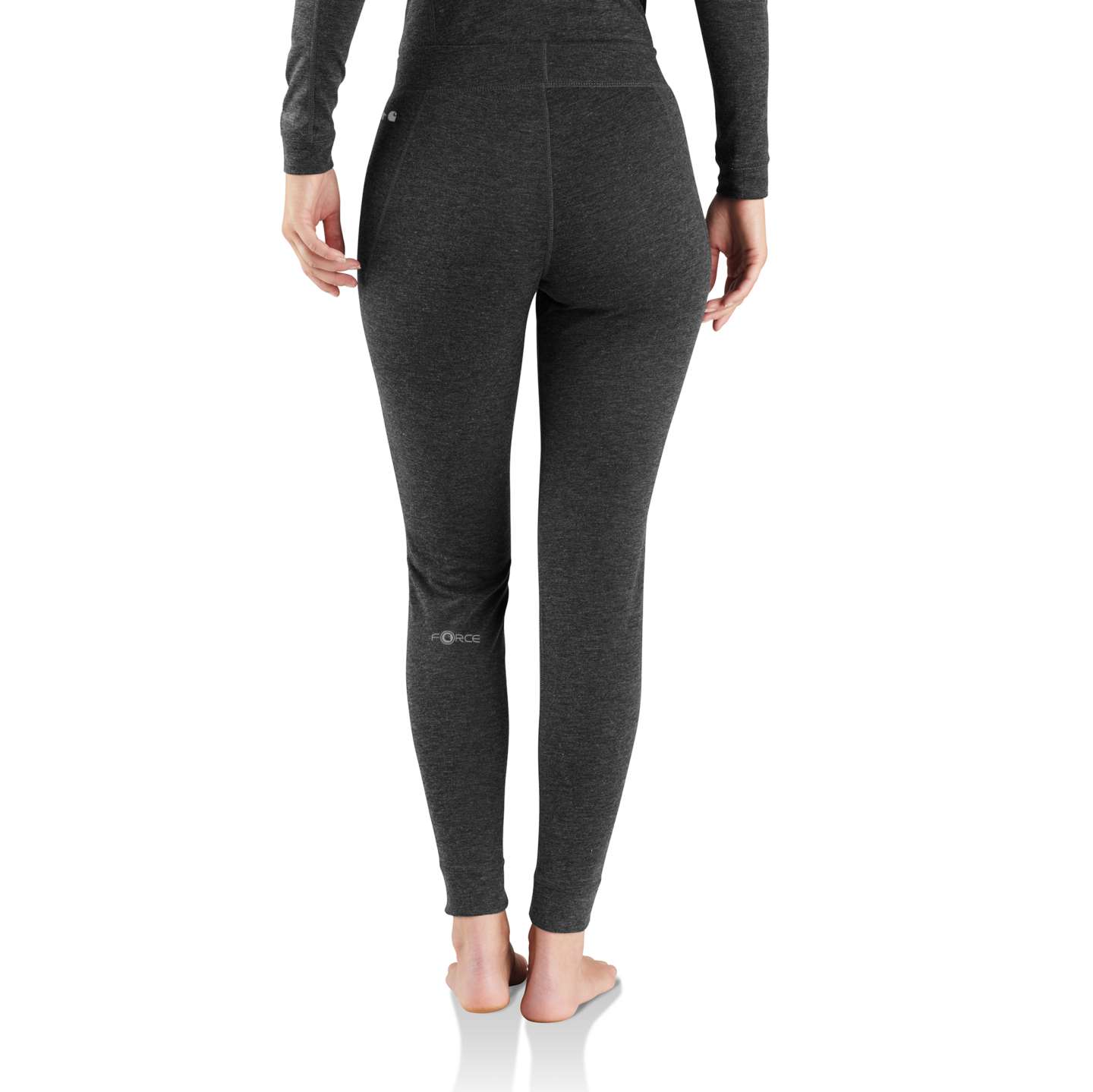 Женские леггинсы Carhartt Base Layer Thermal, цвет: Чёрный меланжевый — фото 1