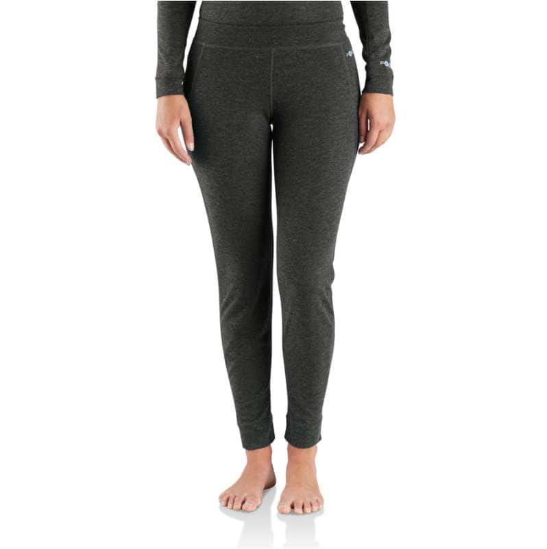 Carhartt  BLACK HEATHER Women's Base Layer Thermal Leggings - Carhartt Force® - Midweight - Poly-Wool