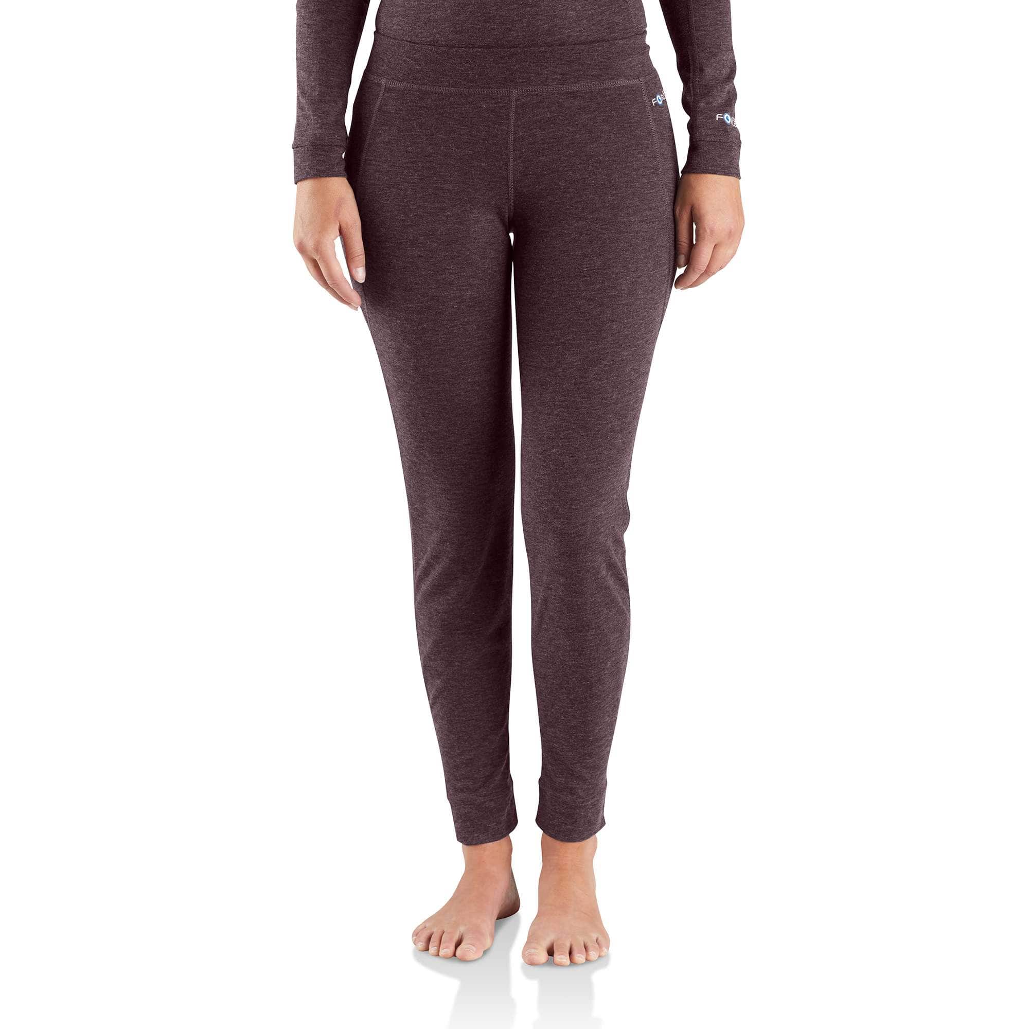 Carhartt Women's Force Midweight Tech Thermal Base Layer Pant, Deep Wine,  X-Small : : Clothing, Shoes & Accessories