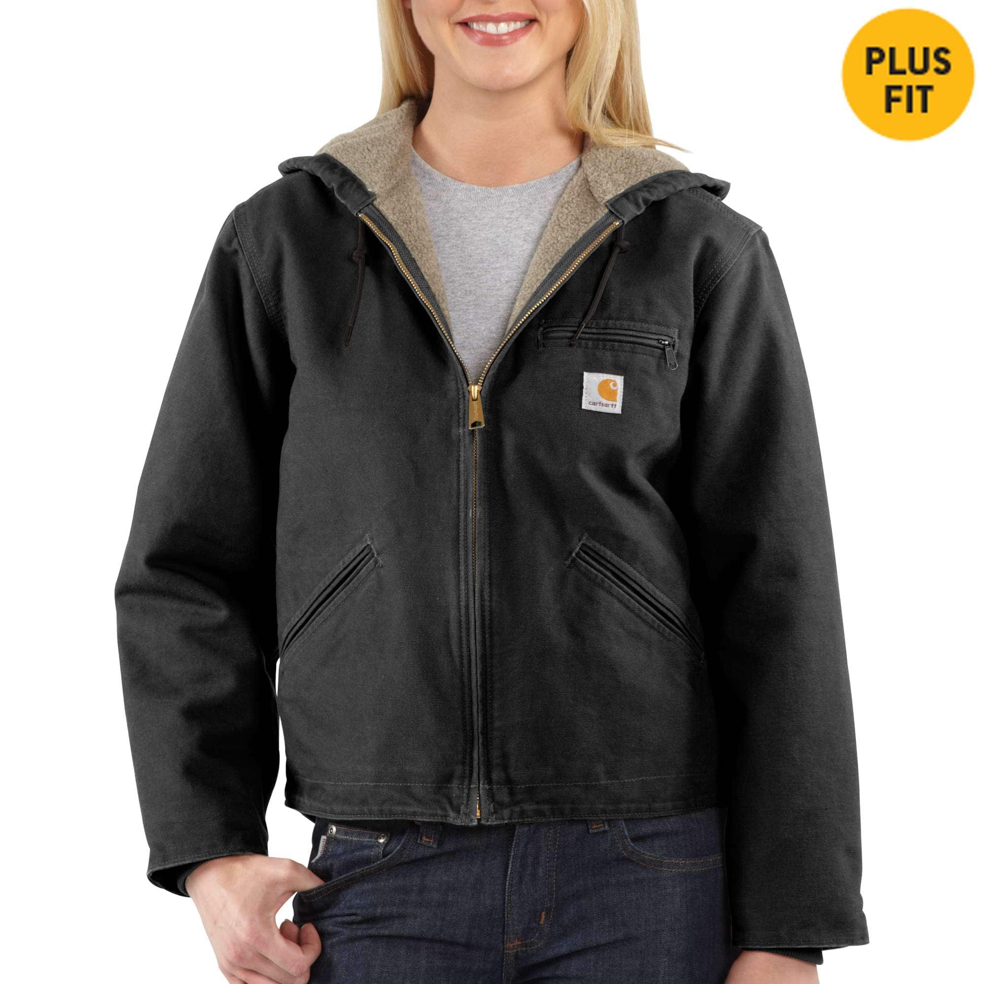 women's sherpa jacket with hood