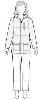 measure men's coat