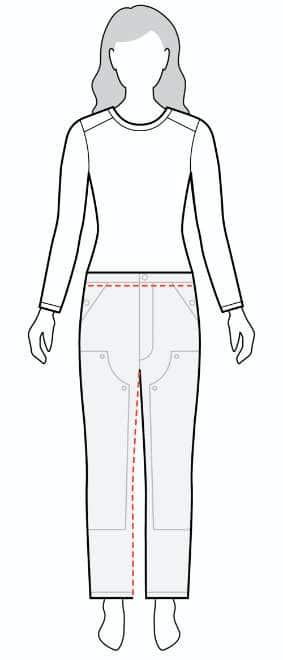 measure women's pants