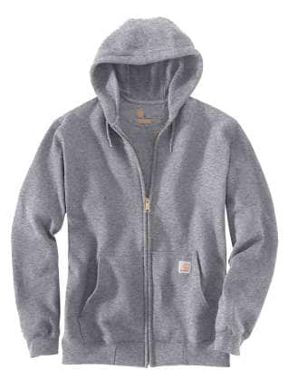 Carhartt Midweight Hooded Logo Sweatshirt  West Bend Woolen Mills - Wool  Work Wear & Outdoor Clothing